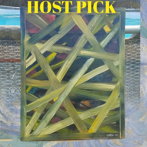 Abstract Original Oil Painting - Picture 2 of 11